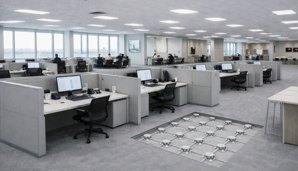 flexible workspace infrastructure clean office design