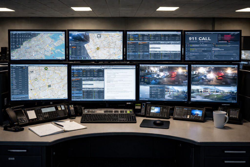 multi monitor beam system aligned monitors