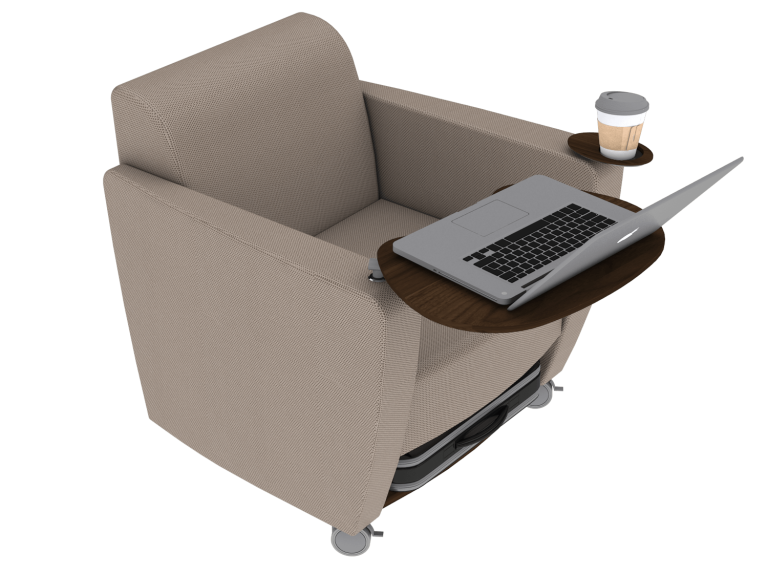 Medium Taupe Ole Chair - 1