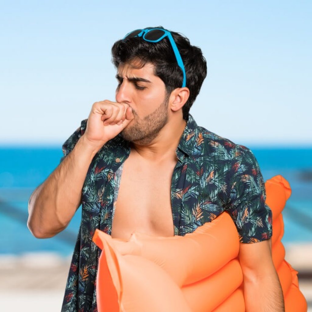 Why do you get unwell on holiday?